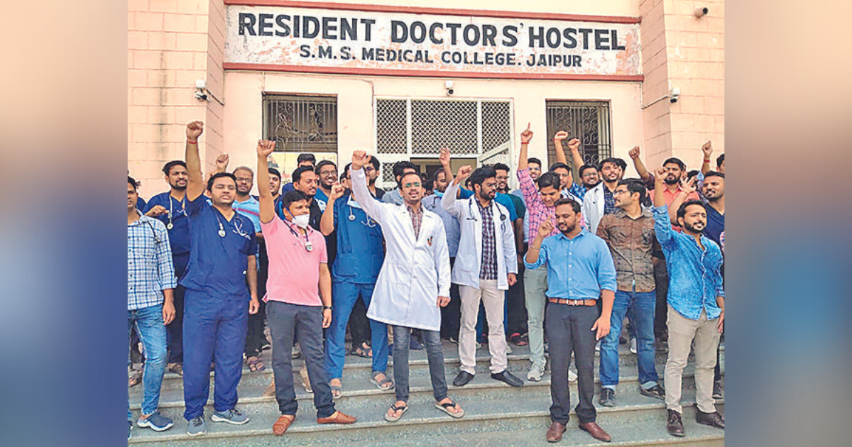 Resident docs on strike, seniors take charge
